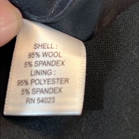 Banana Republic NWT Sheath Black Midi Dress 95%wool+spandex stretch Sleeveless - Picture 13 of 16